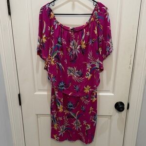 Thalia Sodi Pink Floral Dress